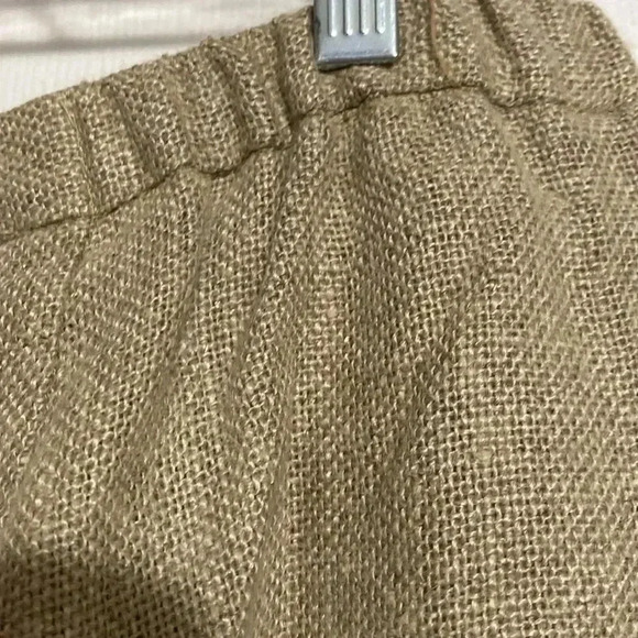 Harve Bernard linen lined tan pants trousers - Picture 8 of 11